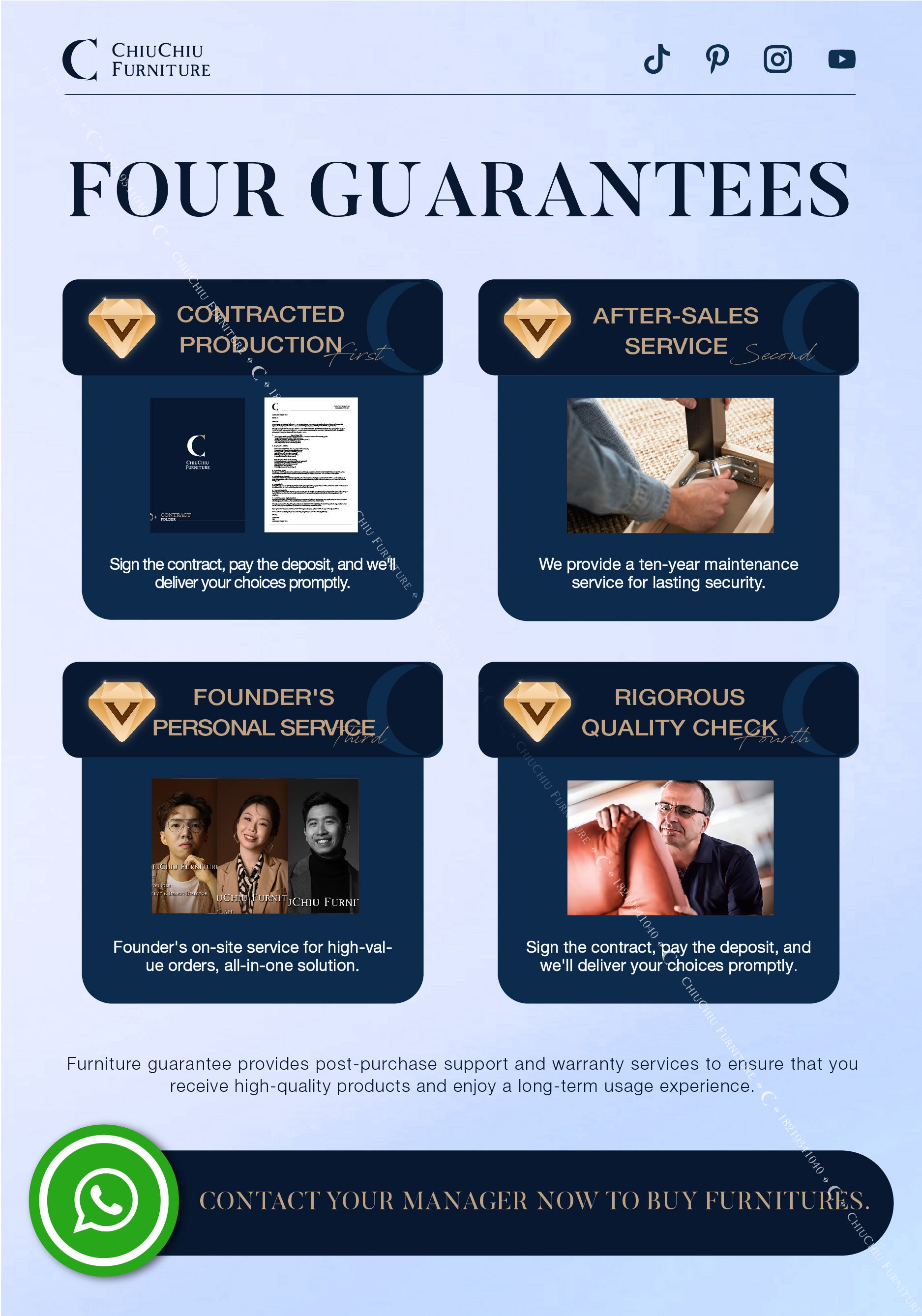 [Bulk Project Quotation Service] 1-on-8 Dedicated In-House Team (Foshan Furniture Family Factories · Product & Engineering Department Support) chiuchiufurniture_service