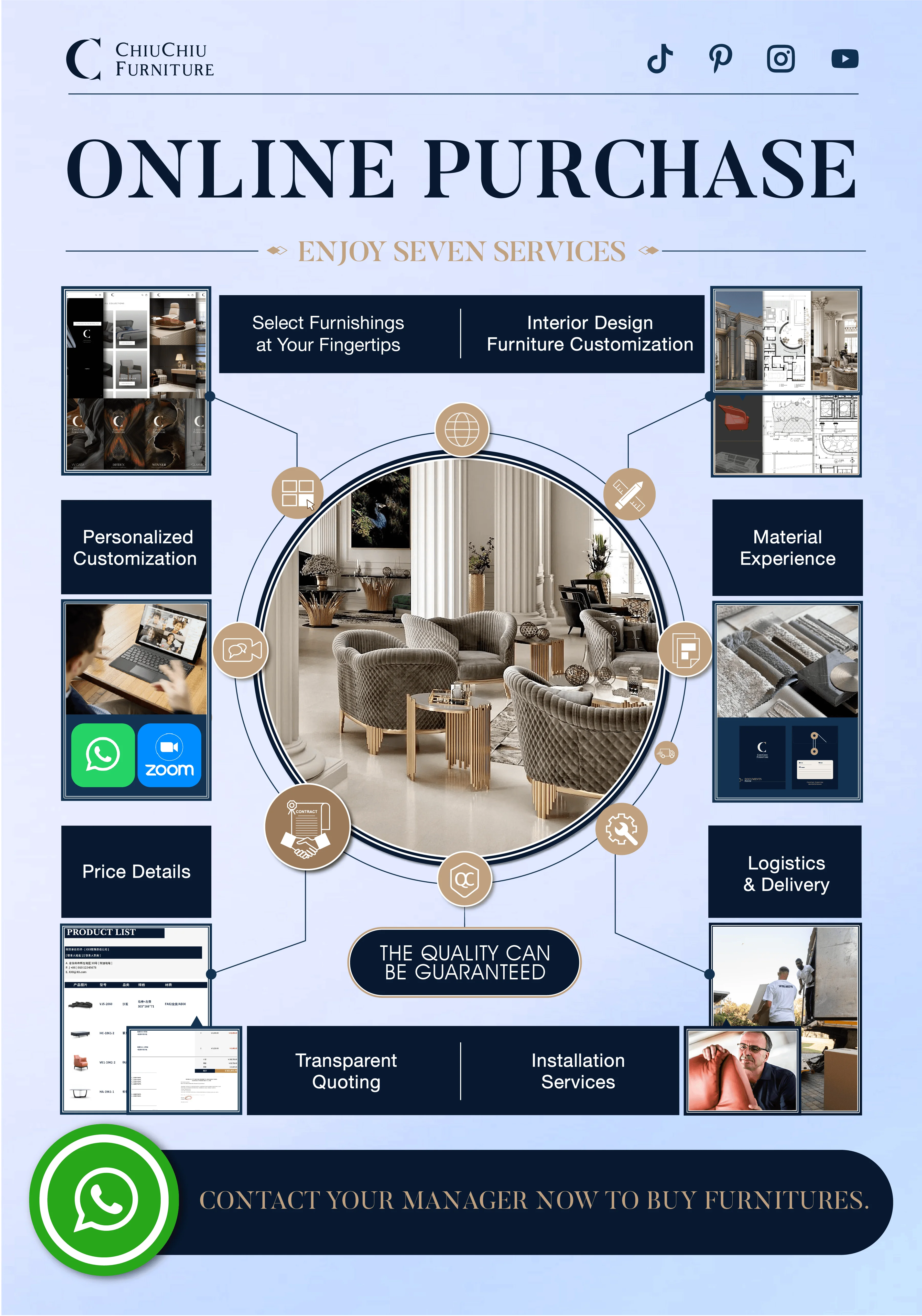 Online Furniture Sourcing Tour & China Buying Service