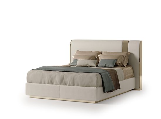 Luxury Sleep: High-quality leather design, modern simple double bed set DX5-068-1 Bed