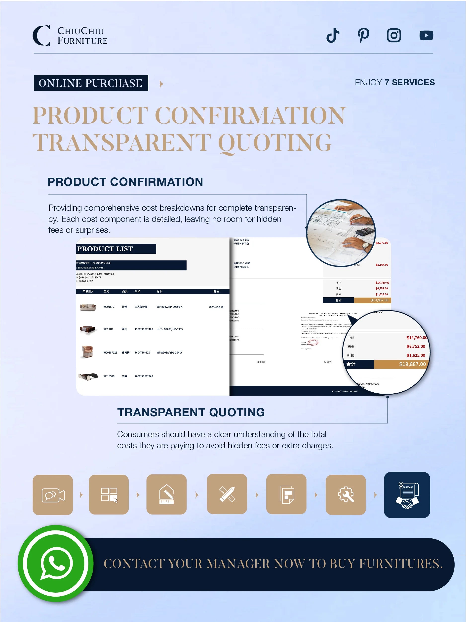 Online Furniture Sourcing Tour & China Buying Service