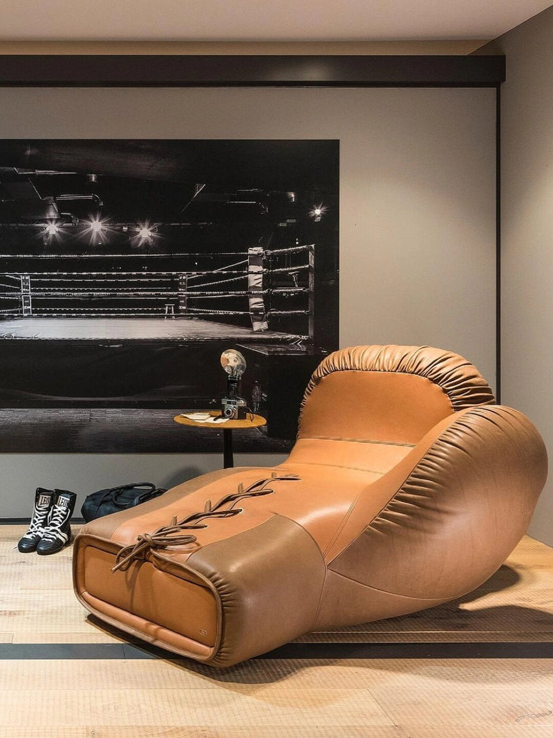 Comfort Meets Vigor: The Unique Boxing Glove Sofa