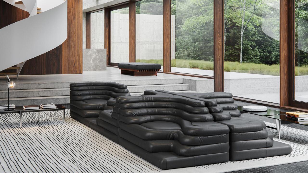 Multifunctional Terraced Sofa: Home Creativity Like Building Blocks