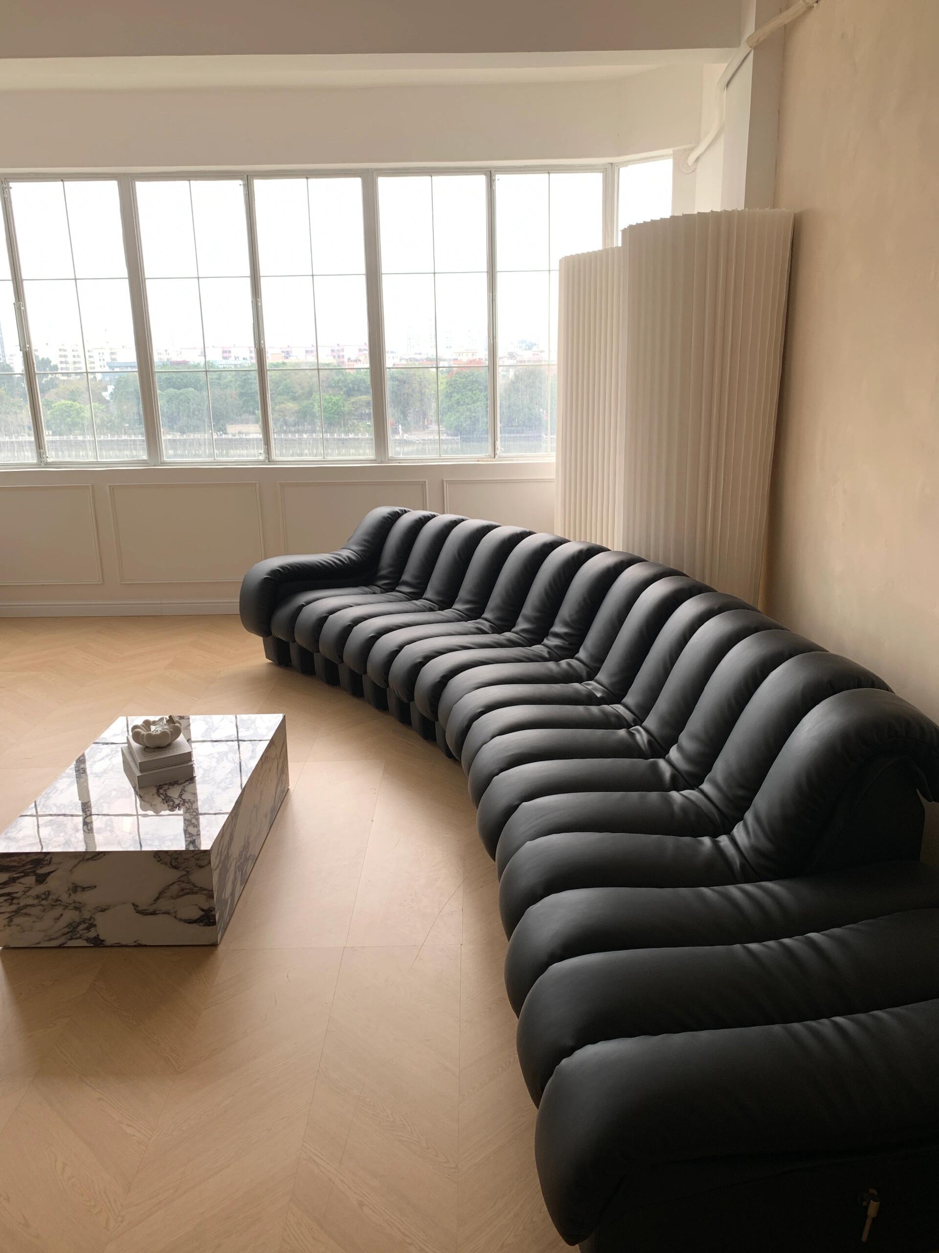 Passen Sie Ihre Komfortzone an: Modulares Sofa „Snake“