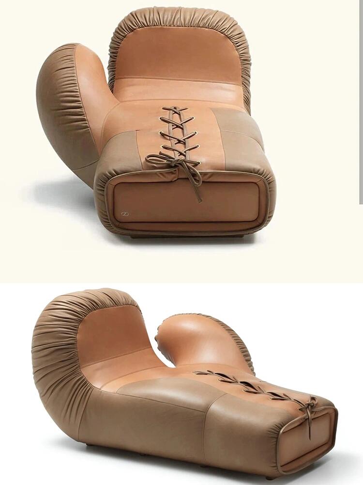 Comfort Meets Vigor: The Unique Boxing Glove Sofa