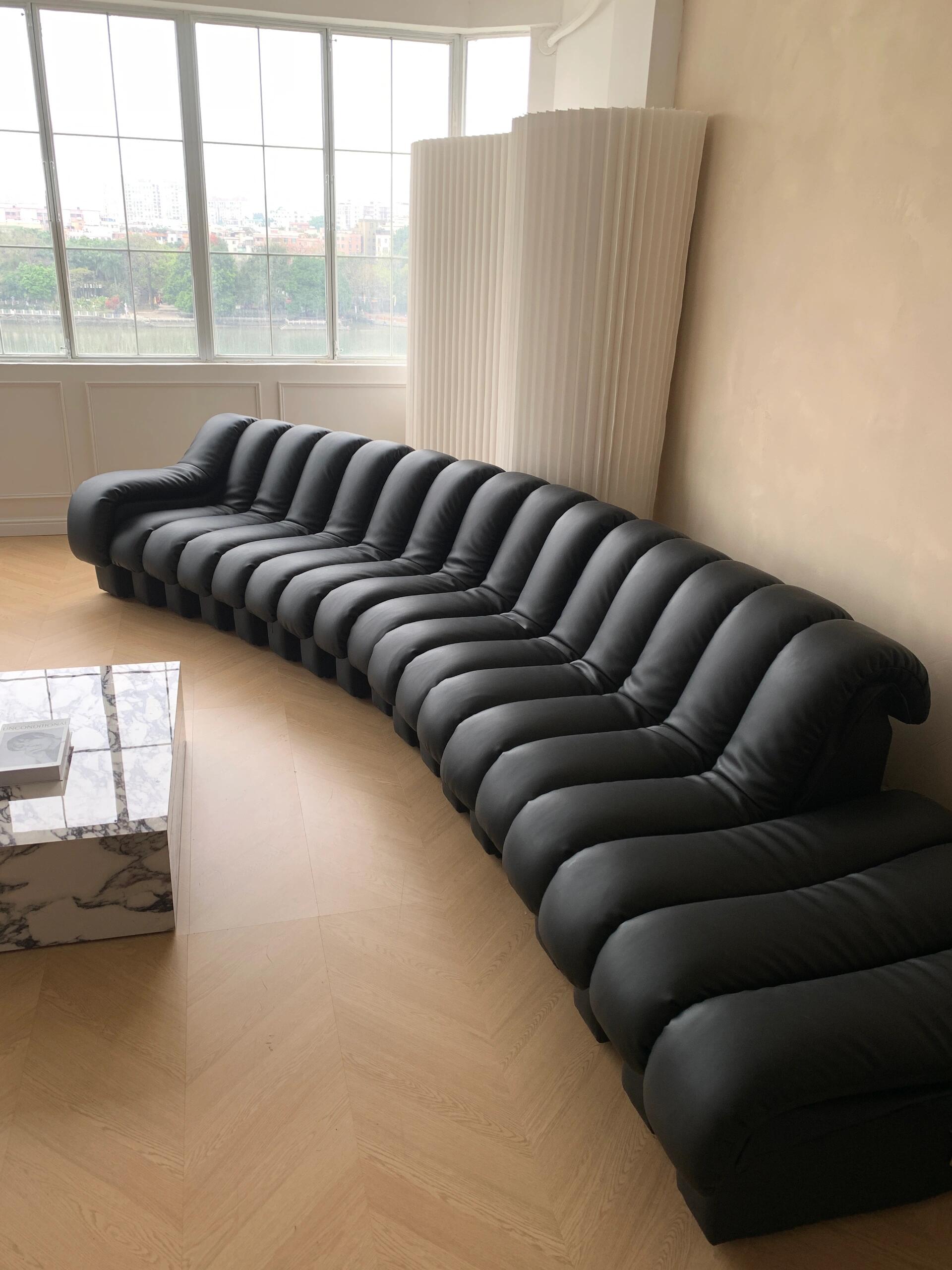 Passen Sie Ihre Komfortzone an: Modulares Sofa „Snake“