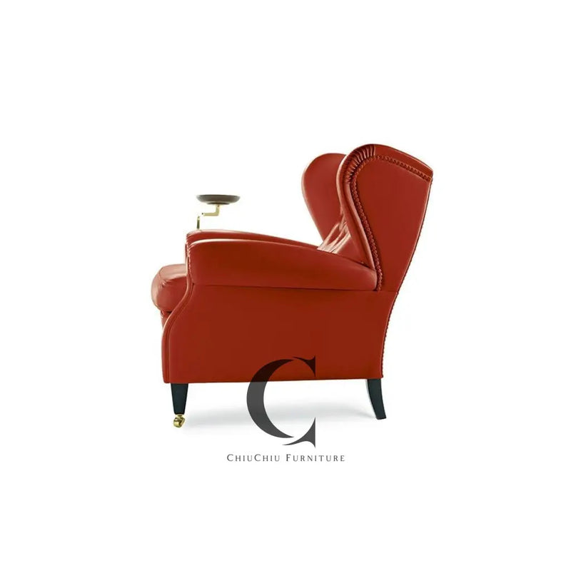 1919 Armchair With Plate - Top high end - Premium Leather - ChiuChiu Furniture