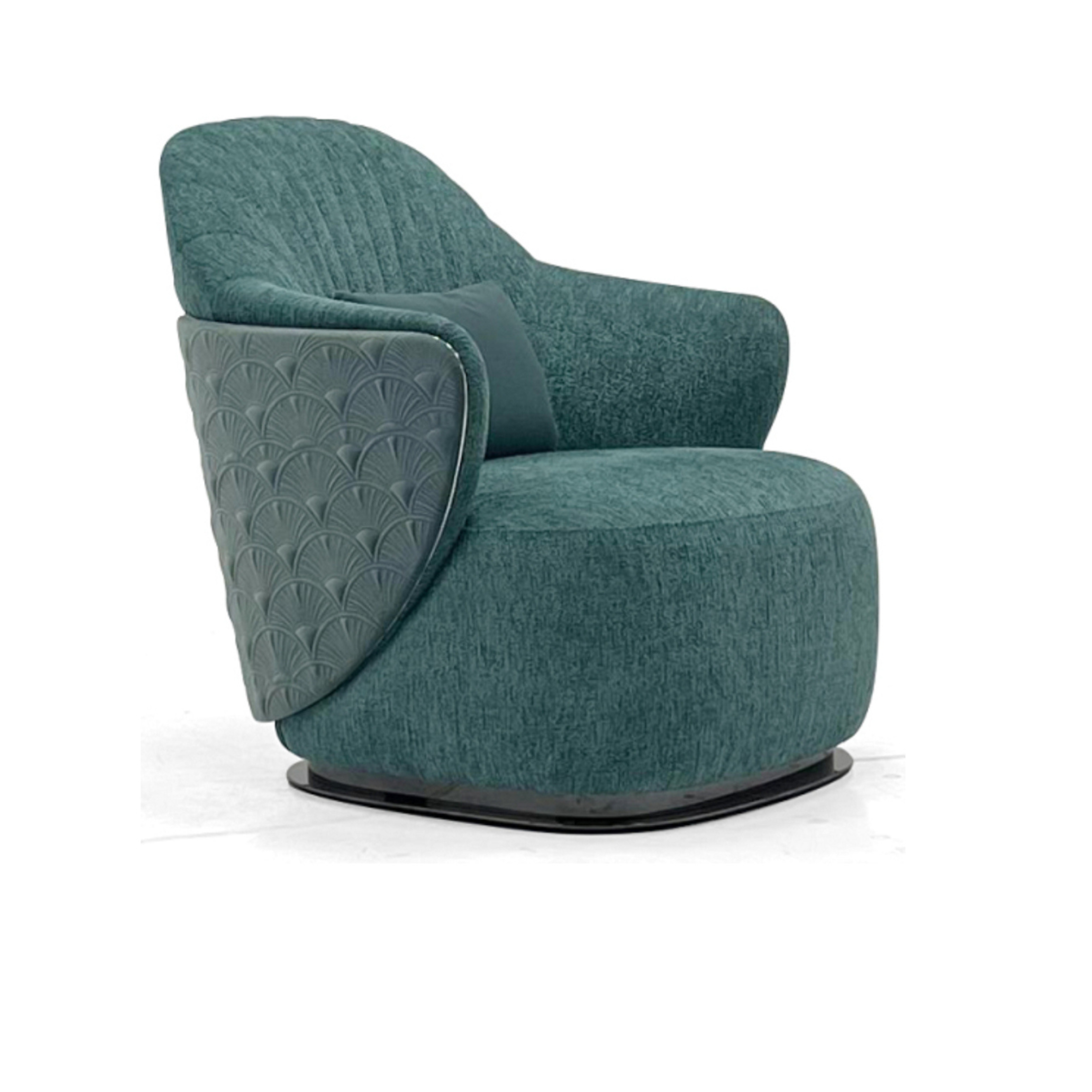 Classic light luxury style Visionnaire style Adele  W019SF11 Deluxe Single Sofa Armchair Lounger chair，leisure chair，Single Chairs W