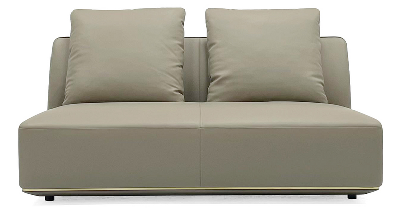 Contemporary Minimalist Leather Sofa: Elegance and Comfort Redefined WH313SF1R Sofa