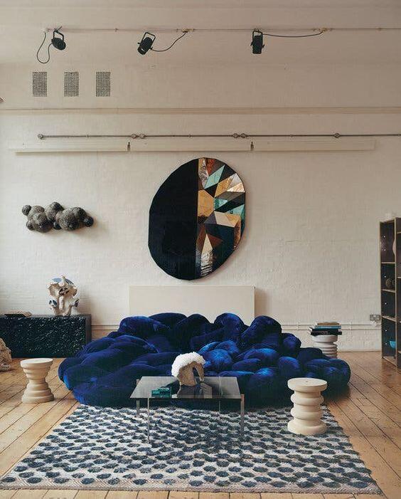 Boa Velvet Sofa: Luxurious Woven Nest, Free-Embrace Comfort Experience