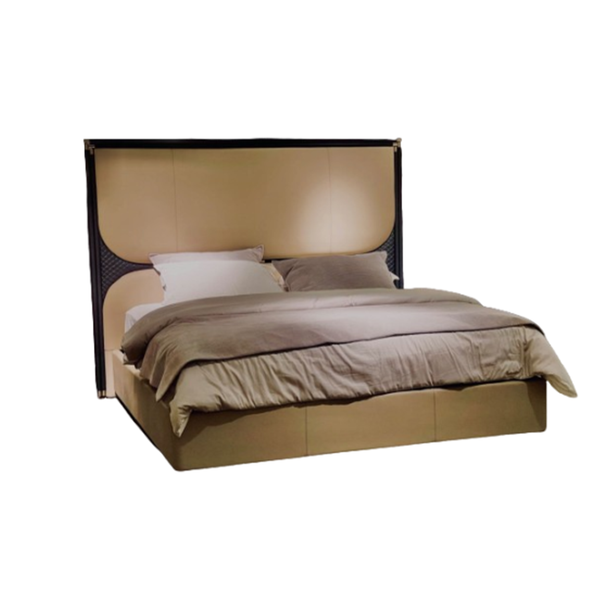 Luxury Sleep: High-quality leather design, modern simple double bed set DX5-068-1 Bed