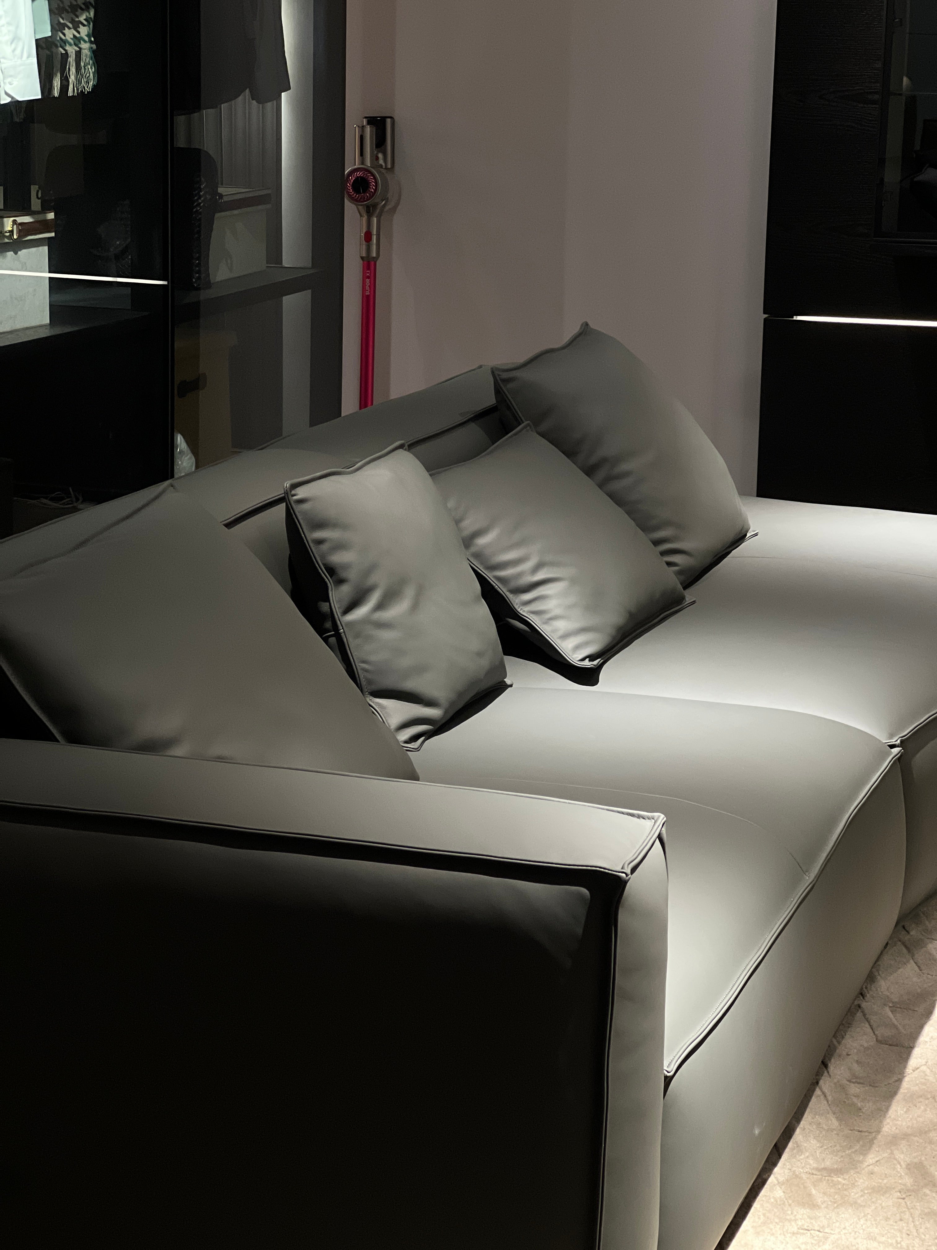 Modern Minimalist Full Leather Suitable for small apartments Sofa VJ2-2328 Sofa