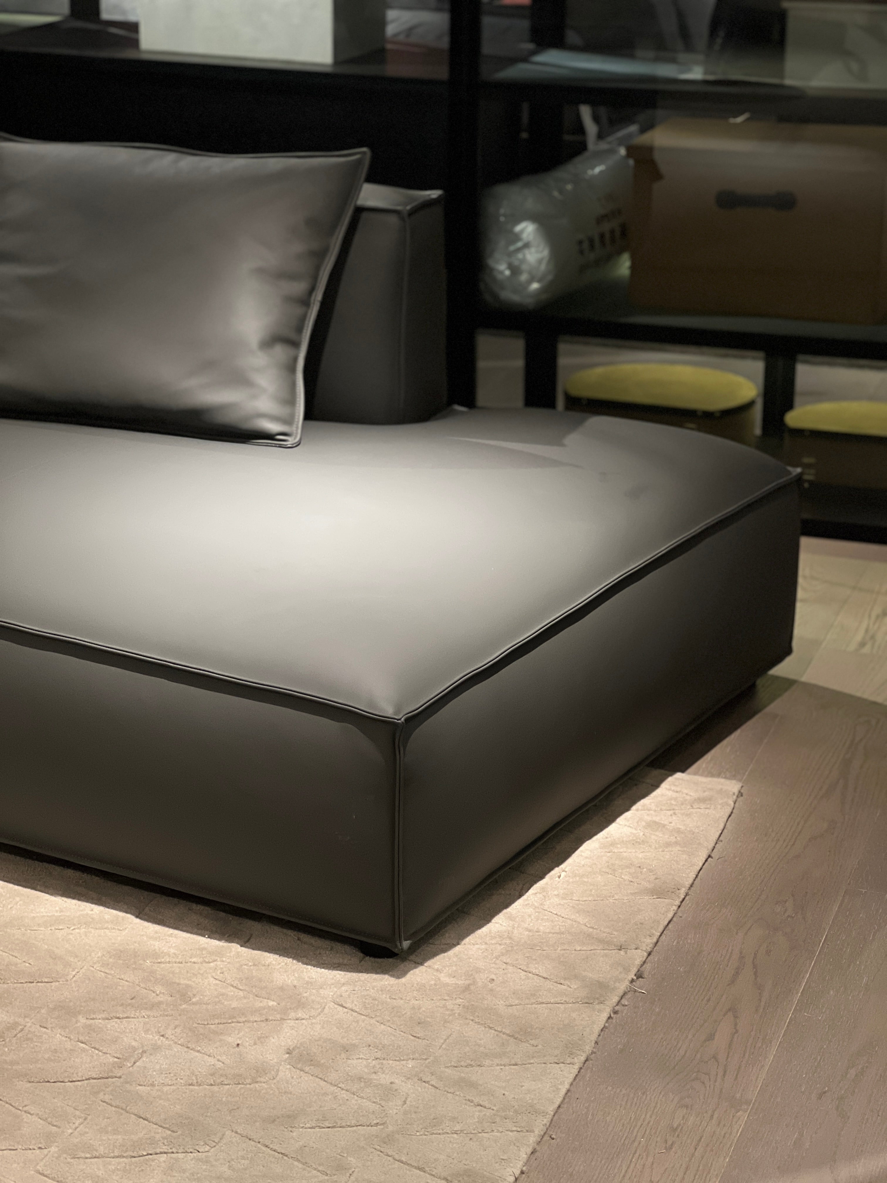 Modern Minimalist Full Leather Suitable for small apartments Sofa VJ2-2328 Sofa