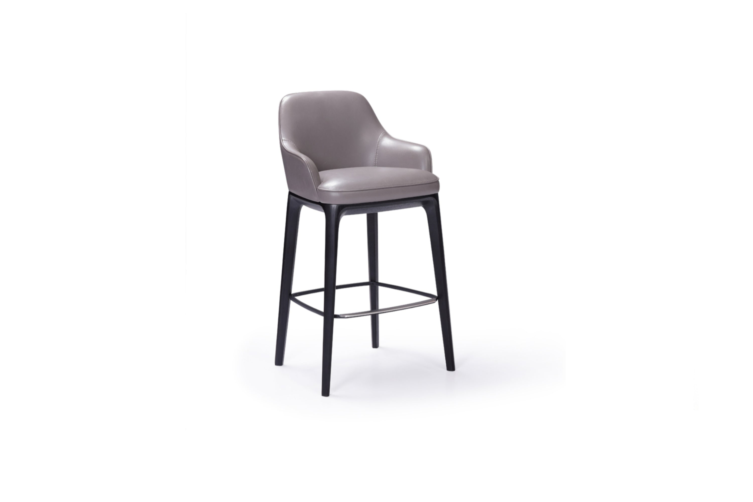 Italian minimalist leather Barstool chair HD1-1823 Barstool DD