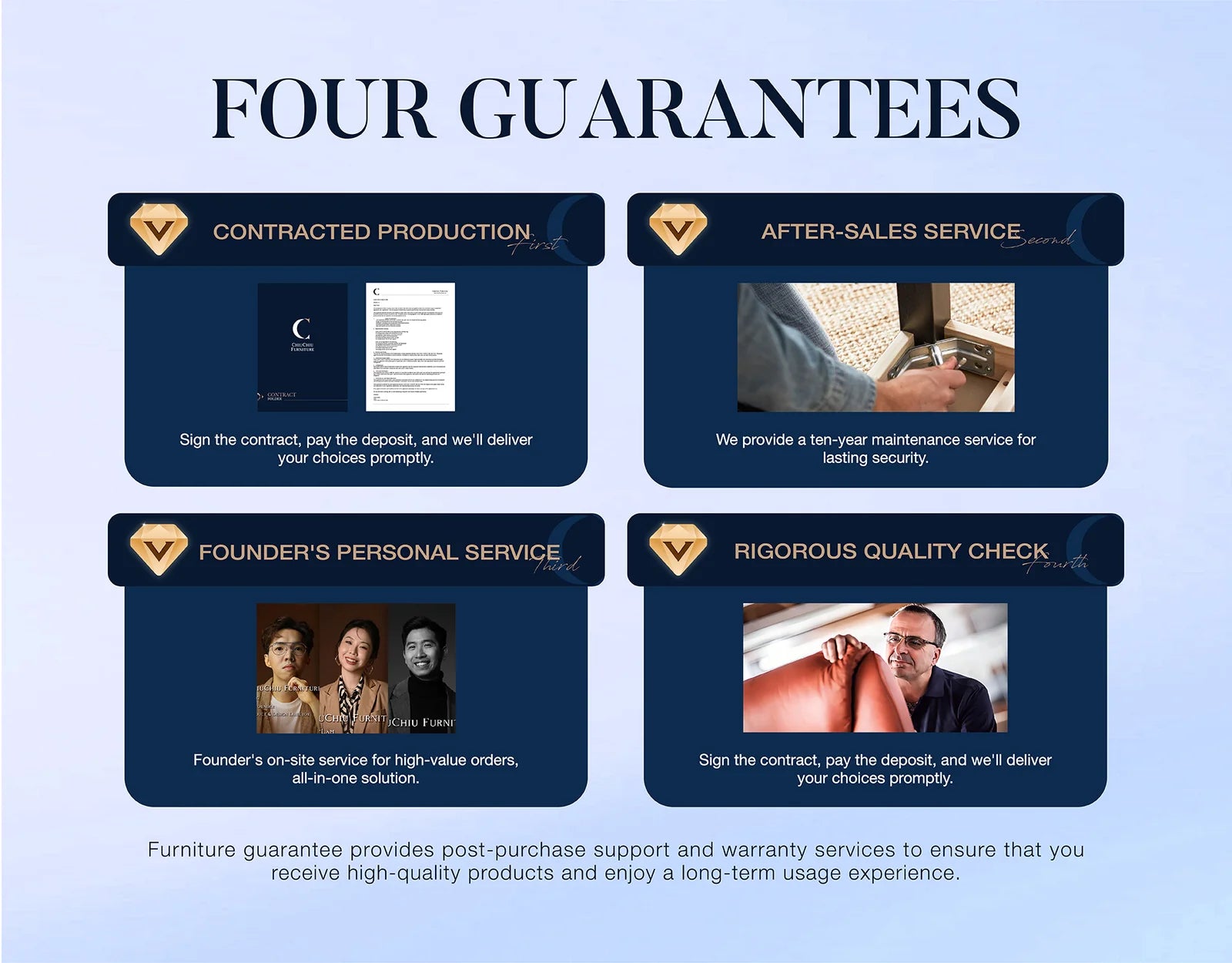 "Exclusive Membership for Premium Furniture: Unlock VIP Design Services, Custom Discounts, and Global Support" chiuchiufurniture_service