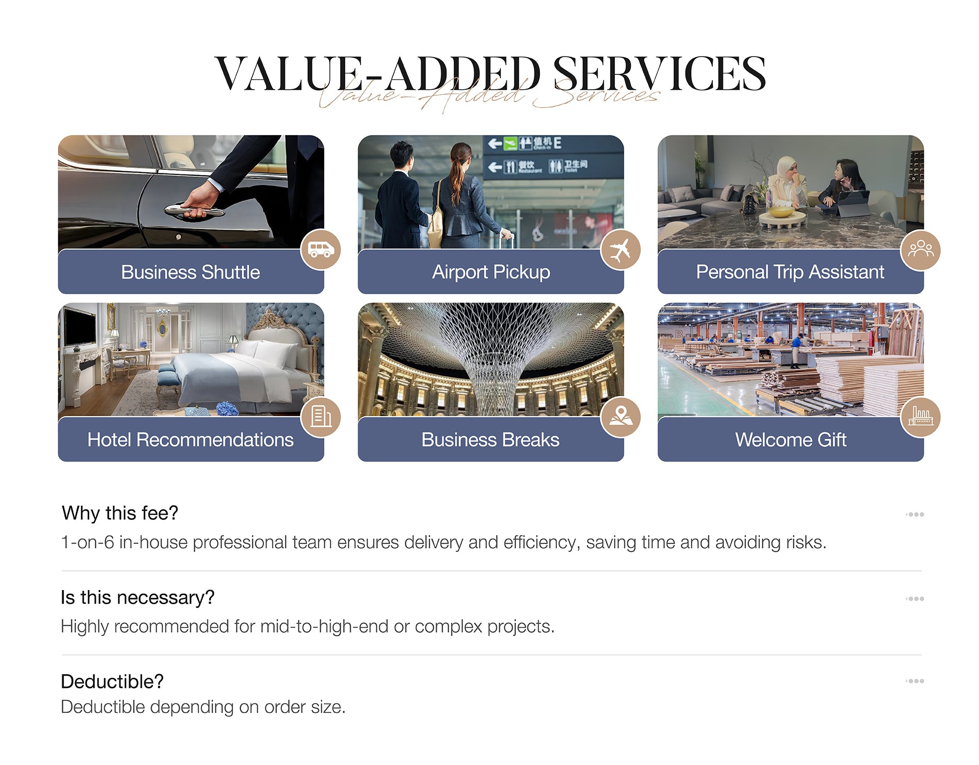 [Offline VIP Butler Service] 1-on-6 Dedicated On-Site Support (Foshan Furniture Family Factories · 30-Year Alliance) - Chiuchiufurniture