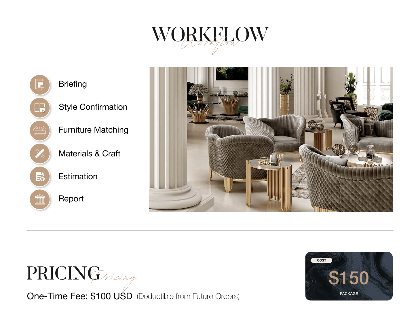 [Your Personal Furniture Stylist] 1-on-2 Support | Foshan Family Factories chiuchiufurniture_service