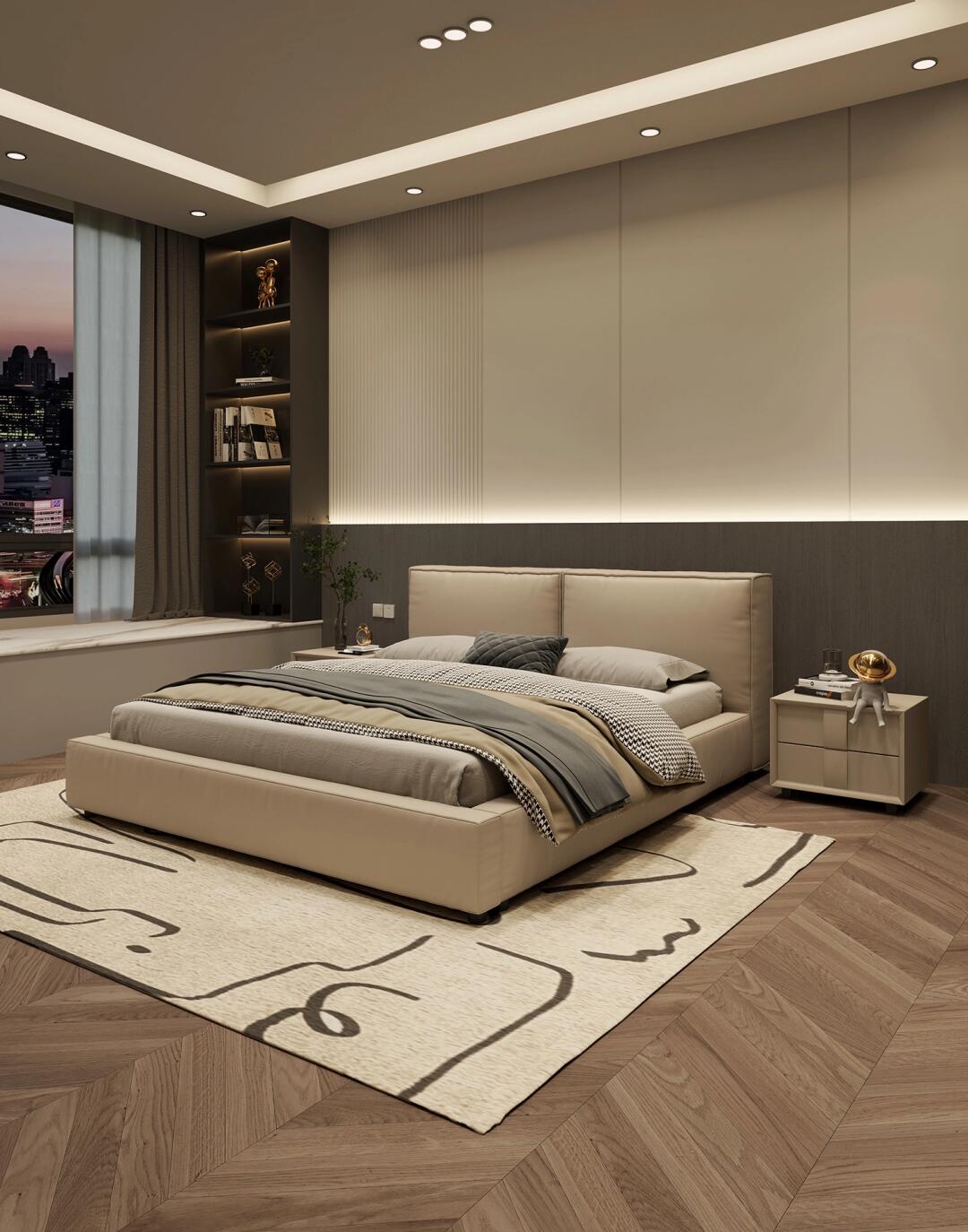 2262 Bed tofu bed Fluff bed