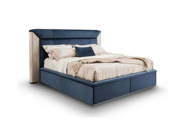 Bedroom Furniture Minimalist Design Upholstered Modern Leather Bed W010B10 Bentley Bed