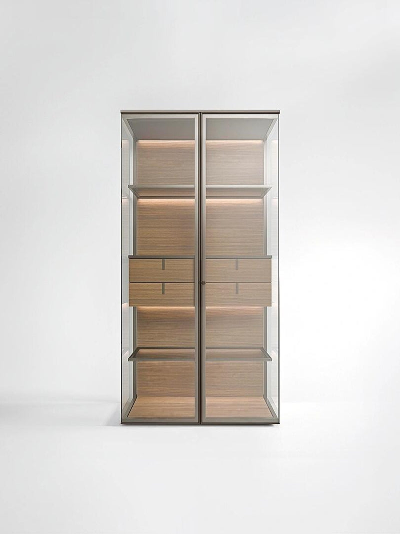 Lightweight Yet Sturdy: Aliante Glass Display Cabinet's Modern Design