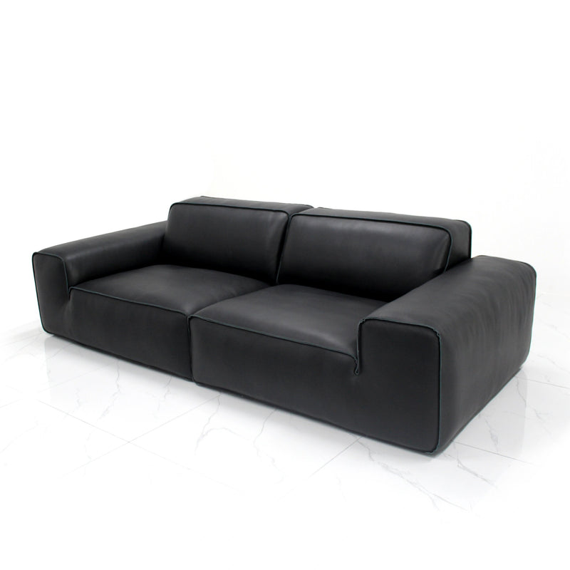 Dennes Big Black Bull Sofa: A Majestic Embrace with a Gentle Touch VJ2-2359 Sofa