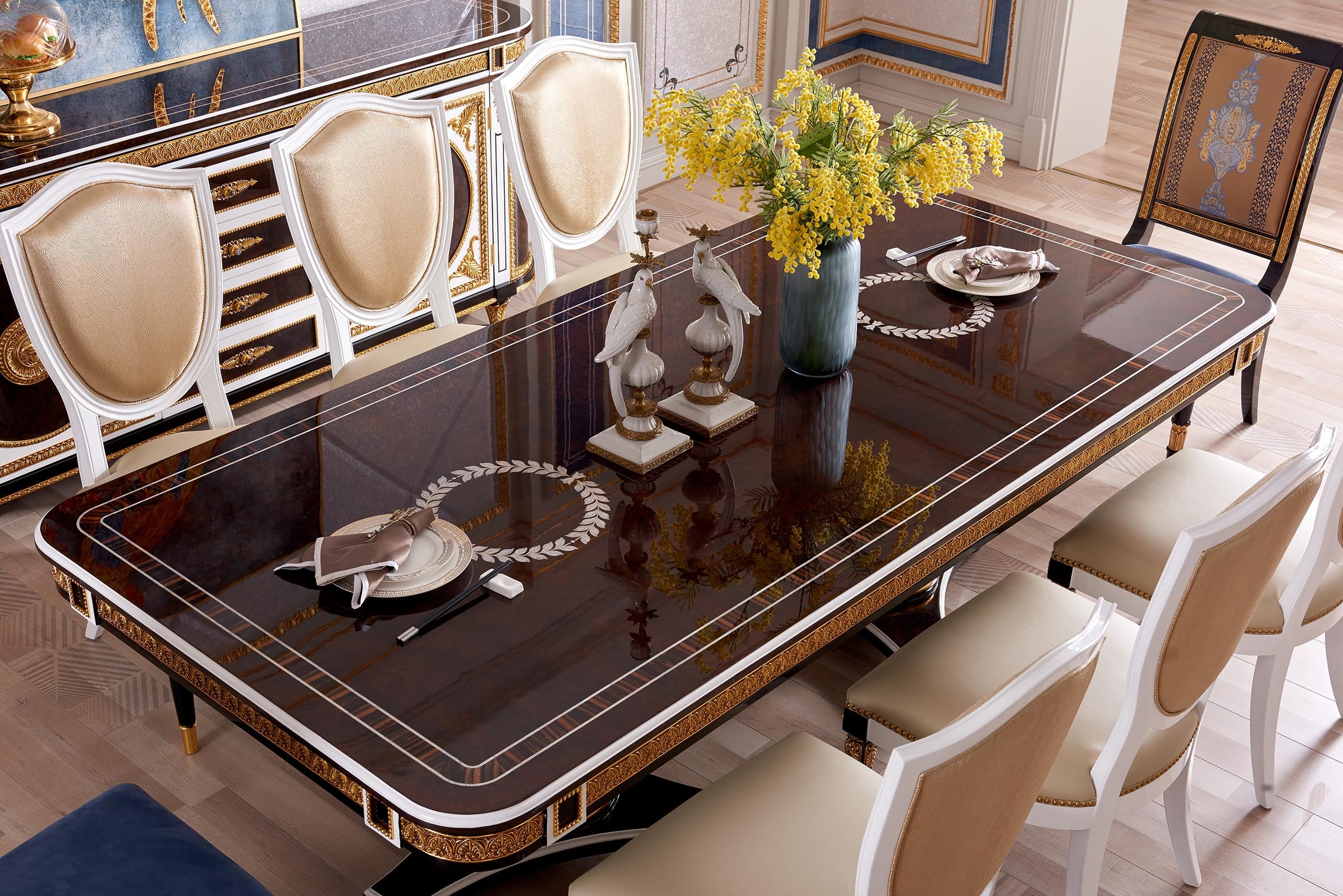 AI-2019B-54 Long dining table GD