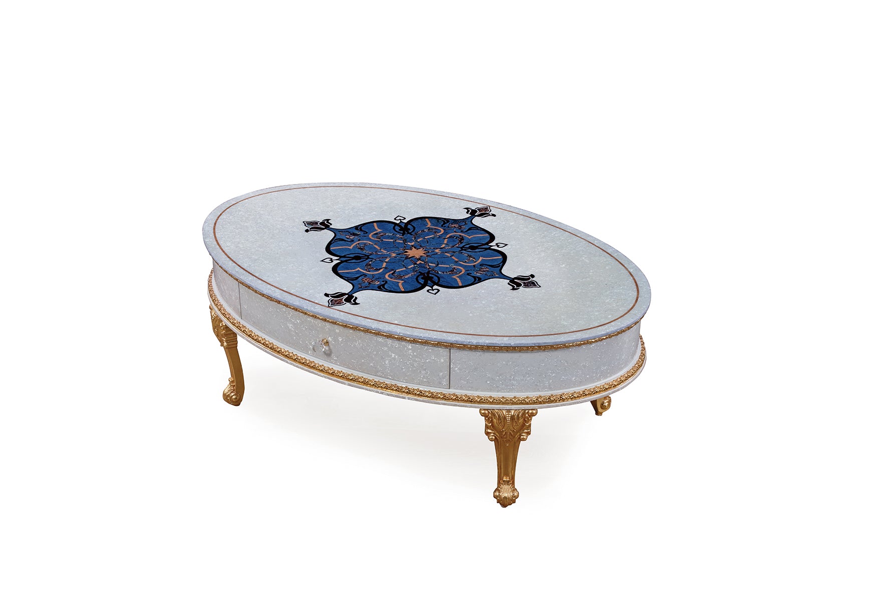 AI-2019D-42 Oval tea table GD