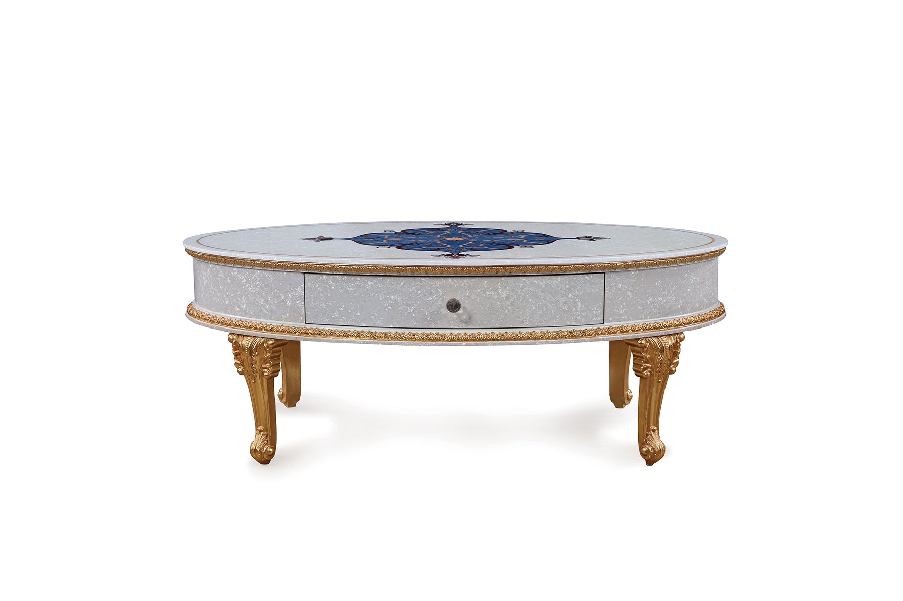 AI-2019D-42 Oval tea table GD