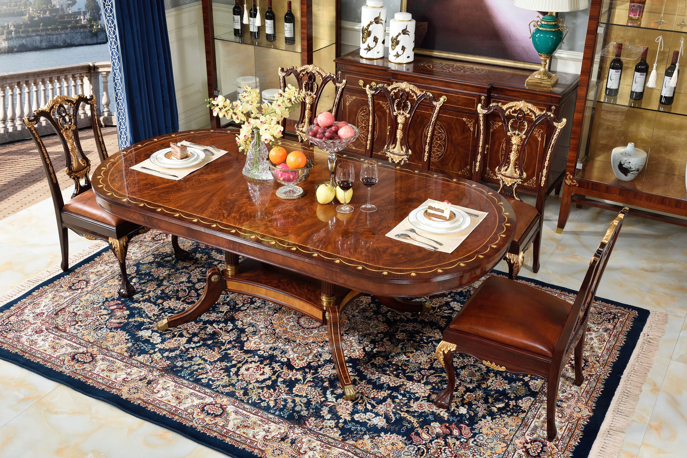 AI-5405-266 Oval Dining Table