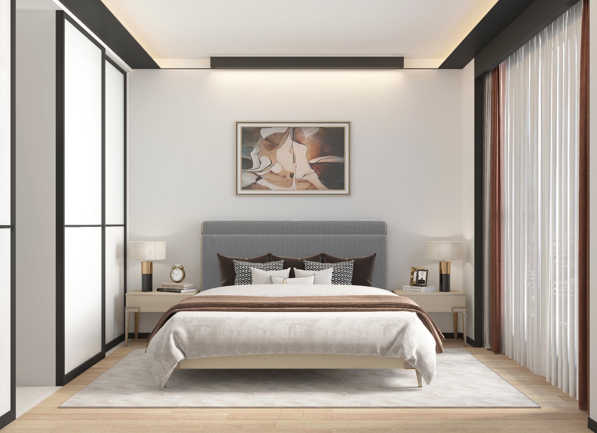 APT-3088A Nightstand Bedside Cabinet for Bedroom Storage and Organization - Chiuchiufurniture