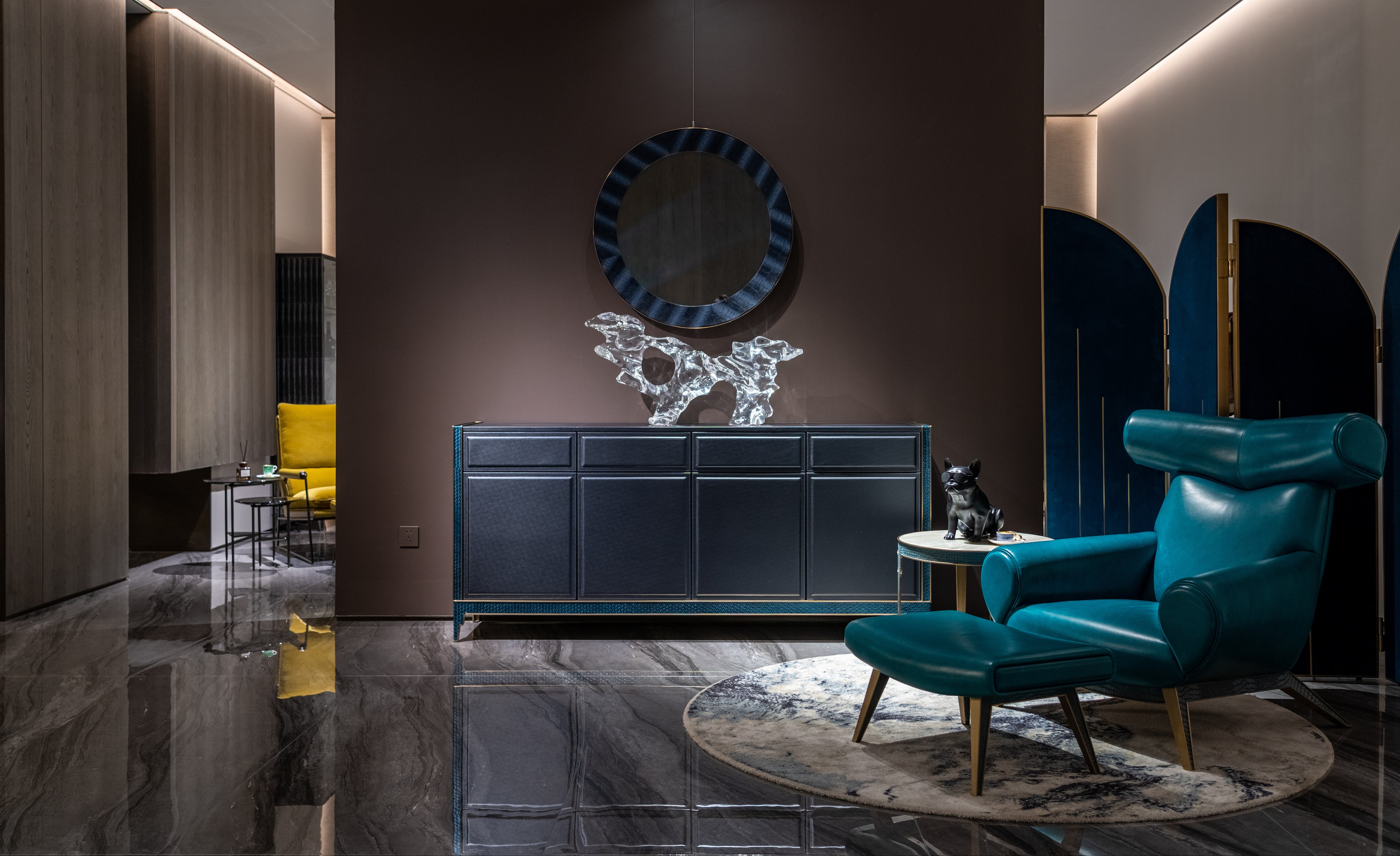 APTC-2757 Round Coffee Table | Multifunctional Tea Table | Modern Design - Chiuchiufurniture