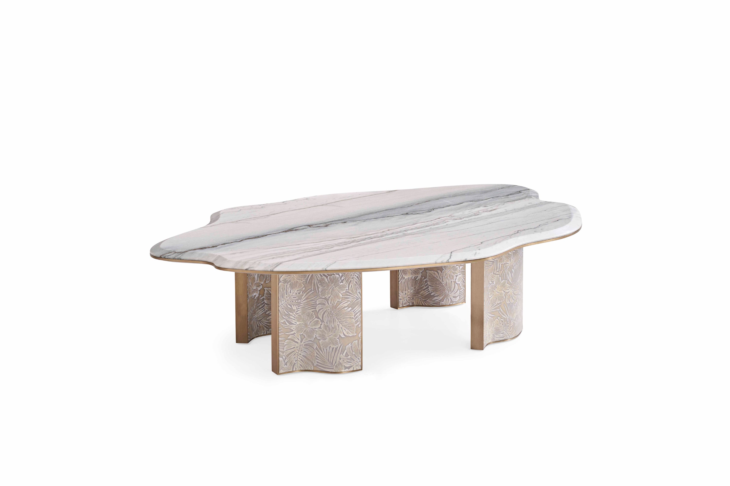 APTC-2597 Lrregular coffee table PB