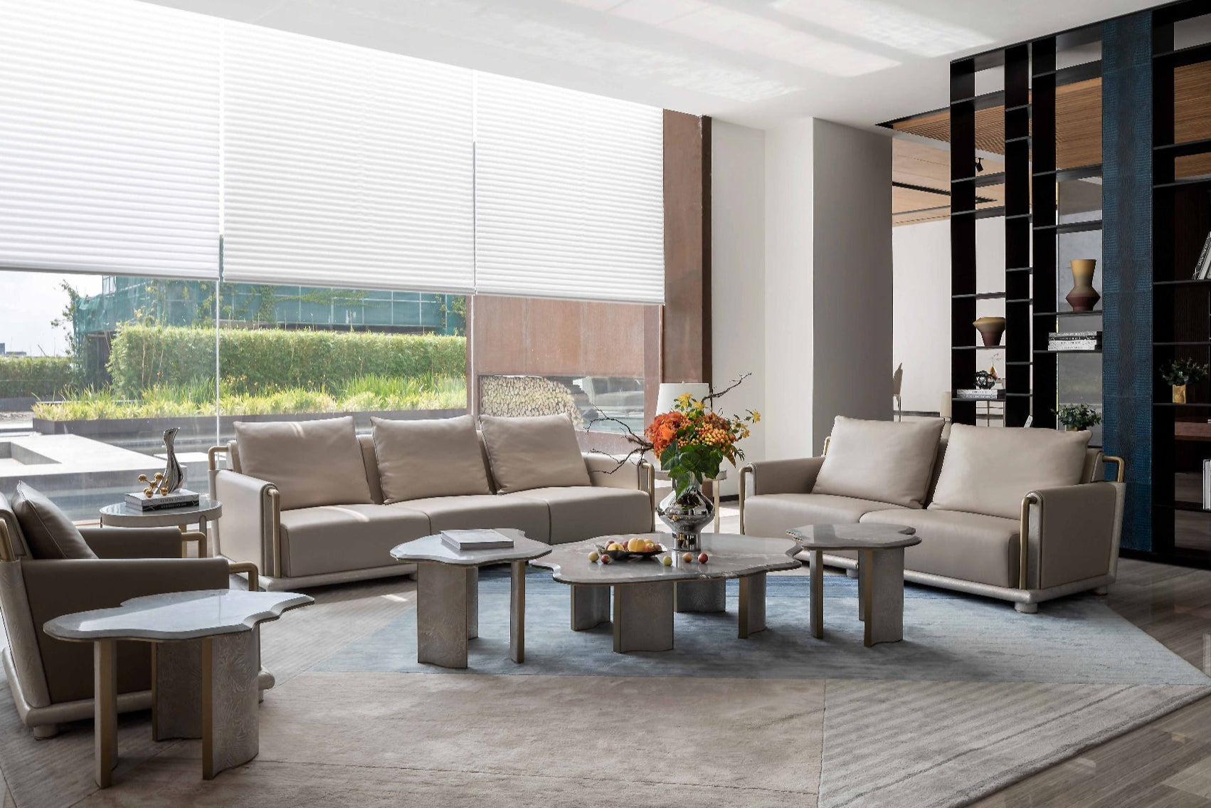 APTC-2598 Lrregular angle A Coffee Table Tea table - Chiuchiufurniture