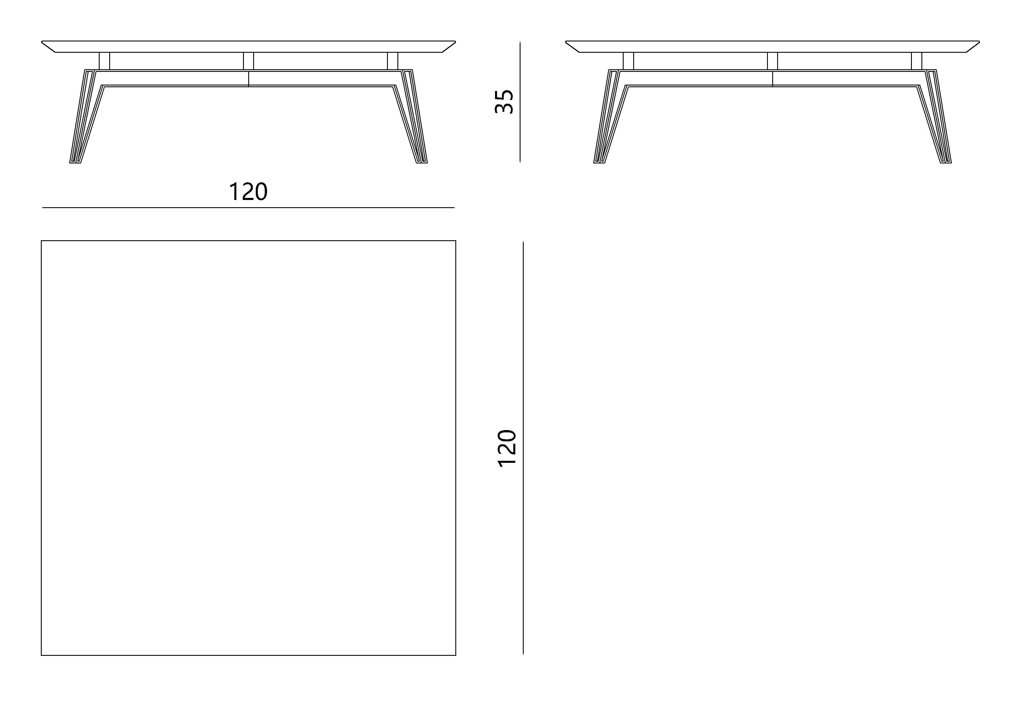 APTC-2693 Square table Coffee Table Tea table - Chiuchiufurniture