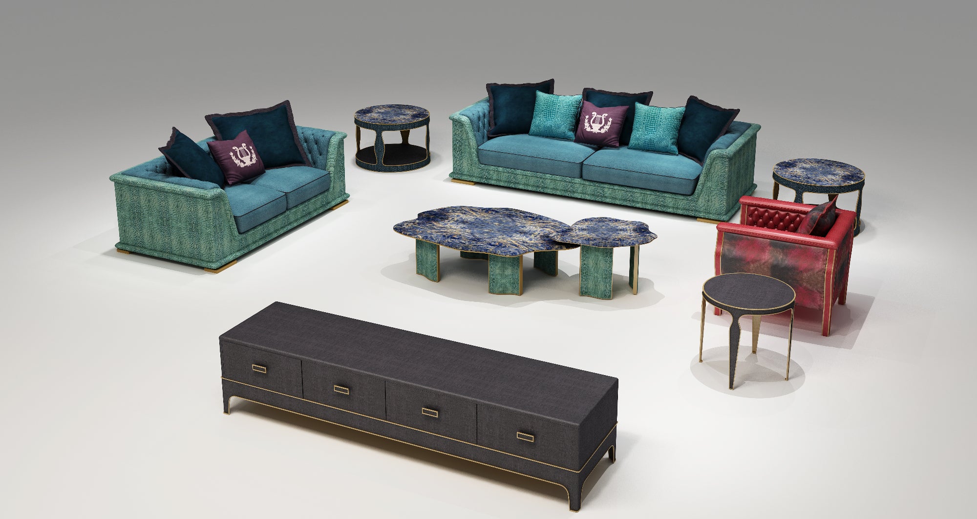 APTC-223 Small round table  Coffee Table  Tea table - Chiuchiufurniture