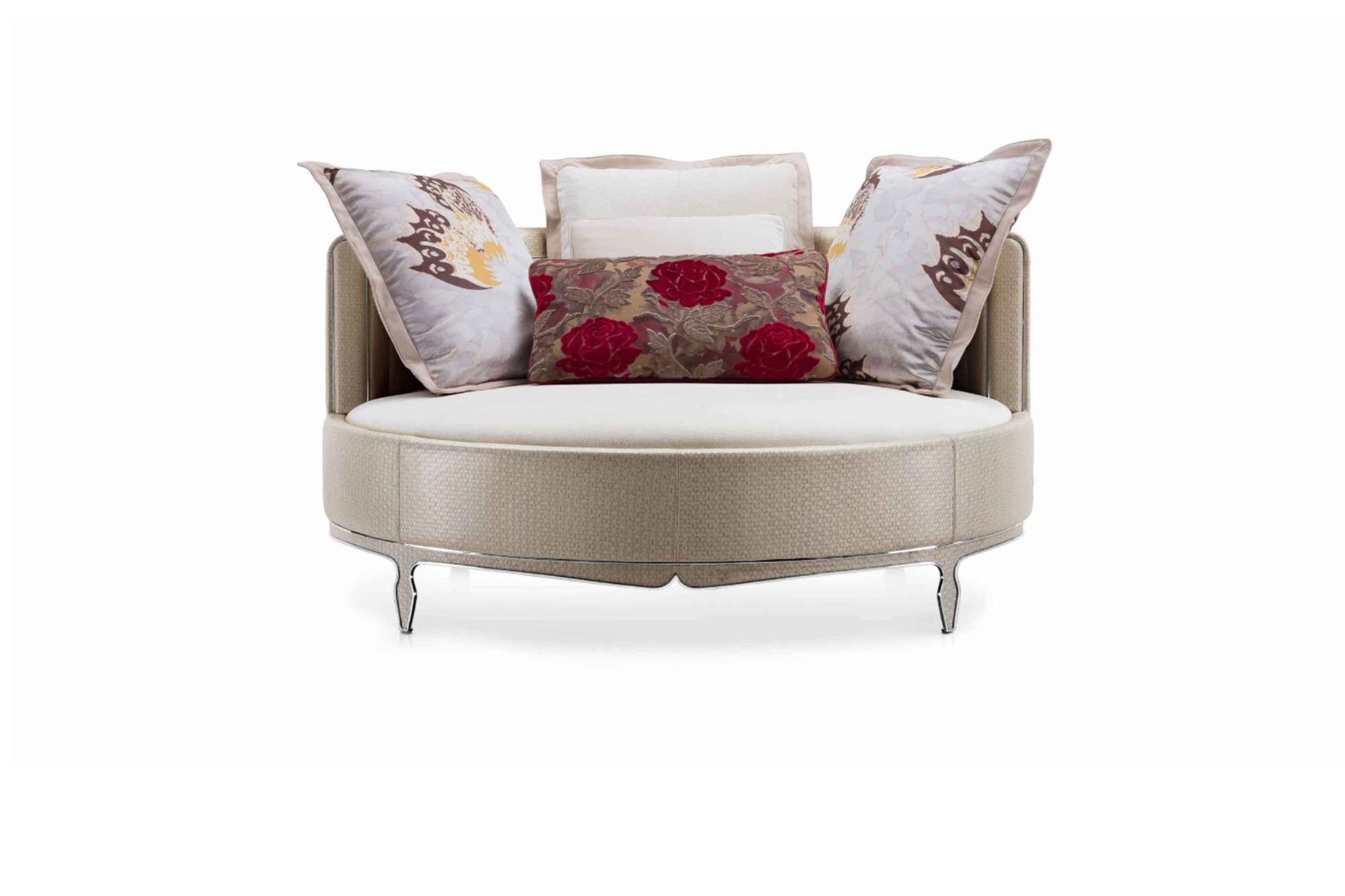 APTS-2258 Round Toffee Sofa - Stylish and Comfortable Furniture