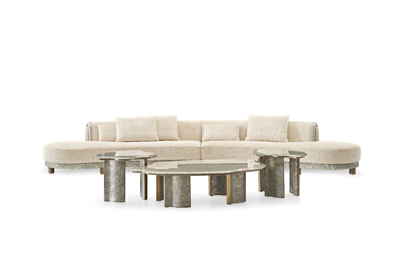 APTC-2598 Lrregular angle A Coffee Table Tea table - Chiuchiufurniture