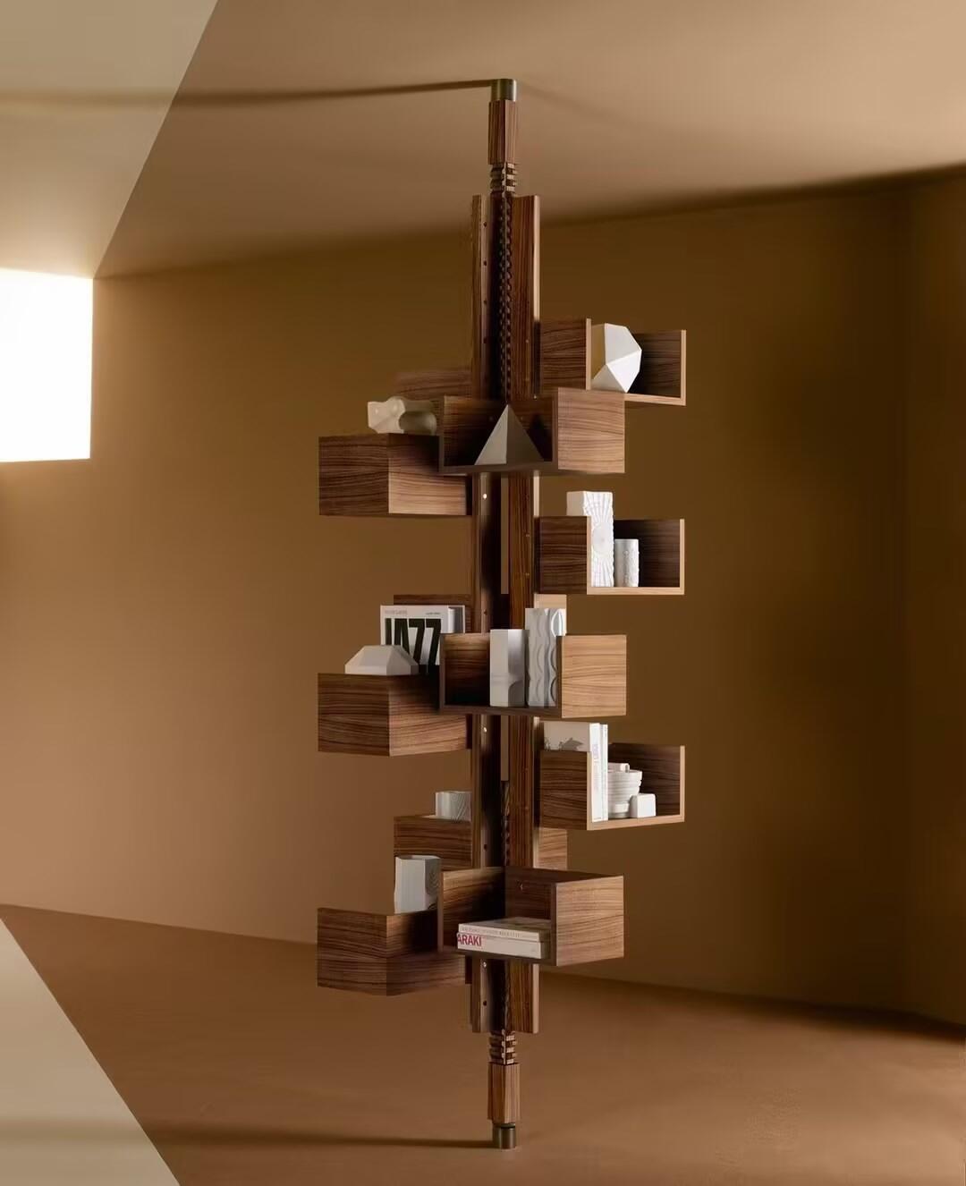 Transformative Design: Albero's 360-Degree Rotating Bookshelf