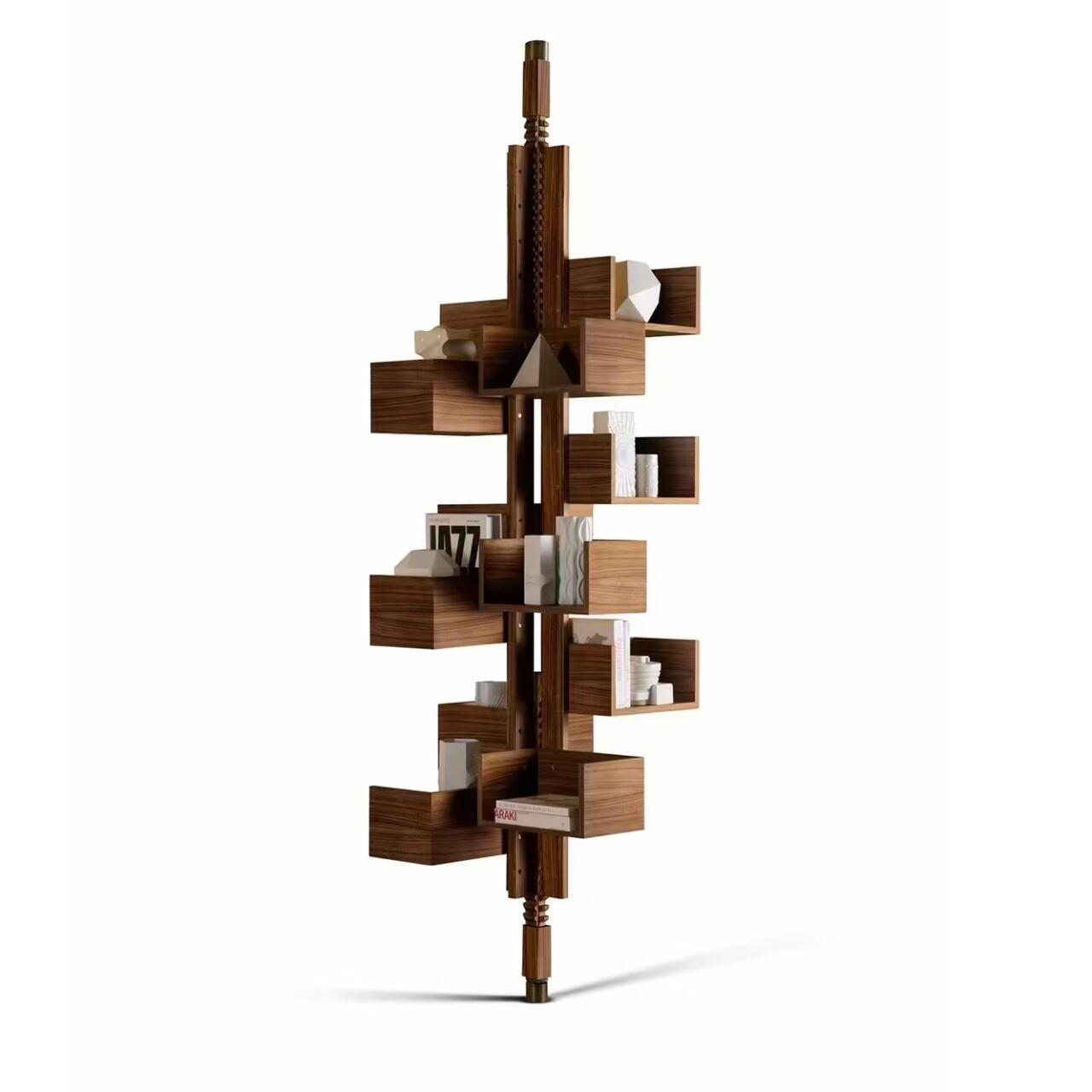 Transformative Design: Albero's 360-Degree Rotating Bookshelf