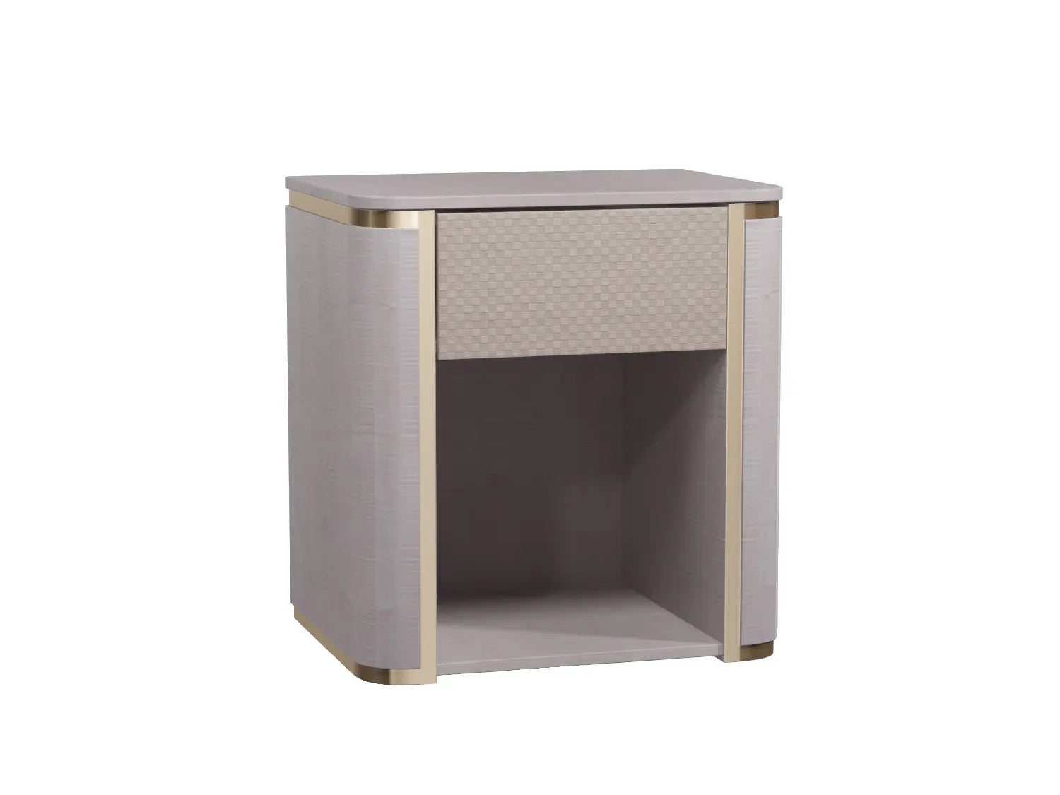 Bedroom Bedside Table With Drawer Modern Nightstand W009B11 Fendi style  bedside table W