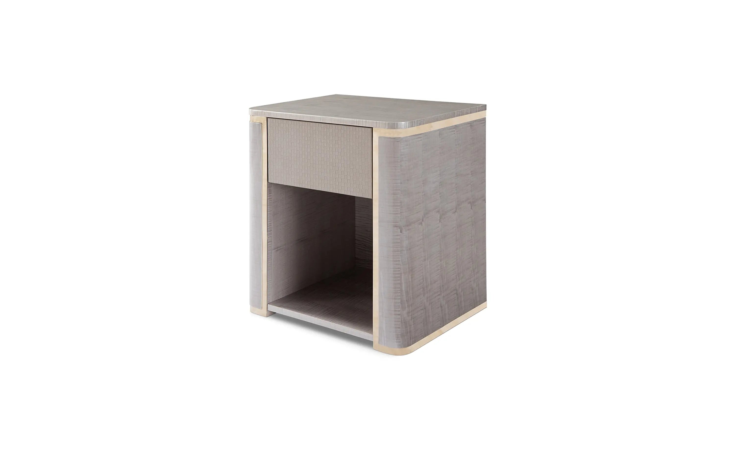 Bedroom Bedside Table With Drawer Modern Nightstand W009B11 Fendi style  bedside table W