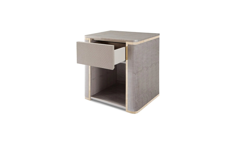 Bedroom Bedside Table With Drawer Modern Nightstand W009B11 Fendi style  bedside table W