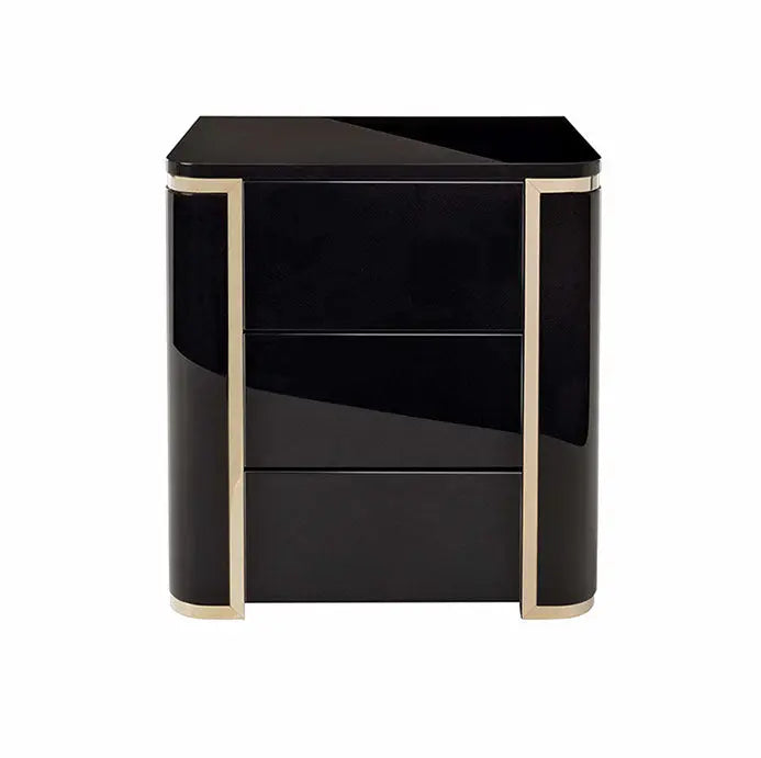 Bedroom Bedside Table With Drawer Modern Nightstand W009B11 Fendi style  bedside table W