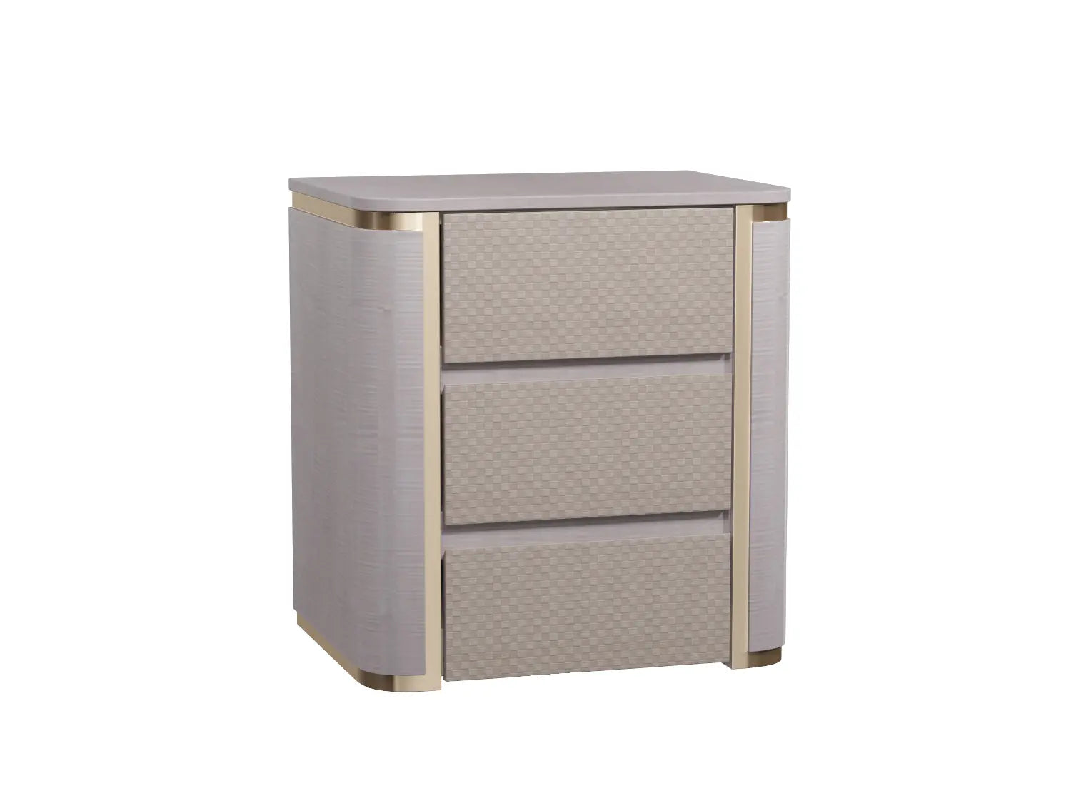 Bedroom Bedside Table With Drawer Modern Nightstand W009B11 Fendi style  bedside table W