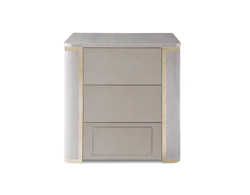 Bedroom Bedside Table With Drawer Modern Nightstand W009B11 Fendi style  bedside table W