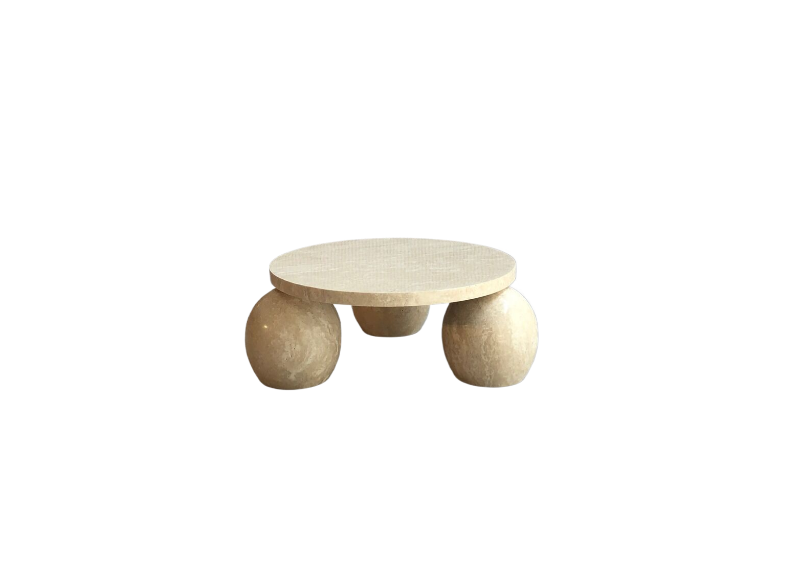 CJ-333  Stone Ball Round Coffee Table