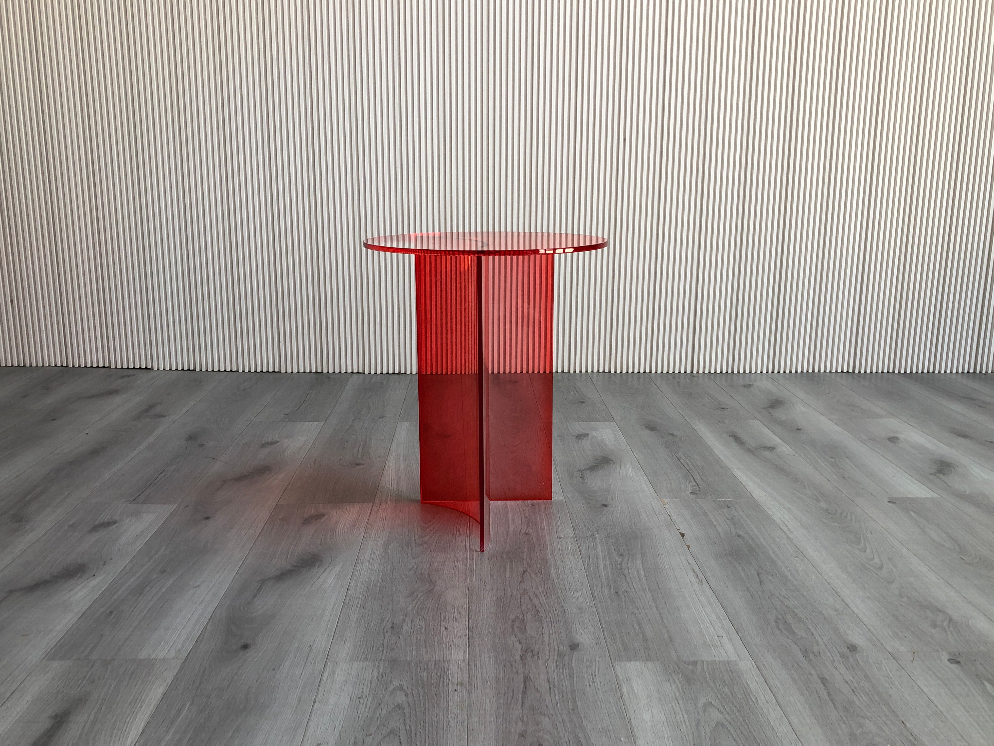 CJ-399 Gradient Acrylic Side Table