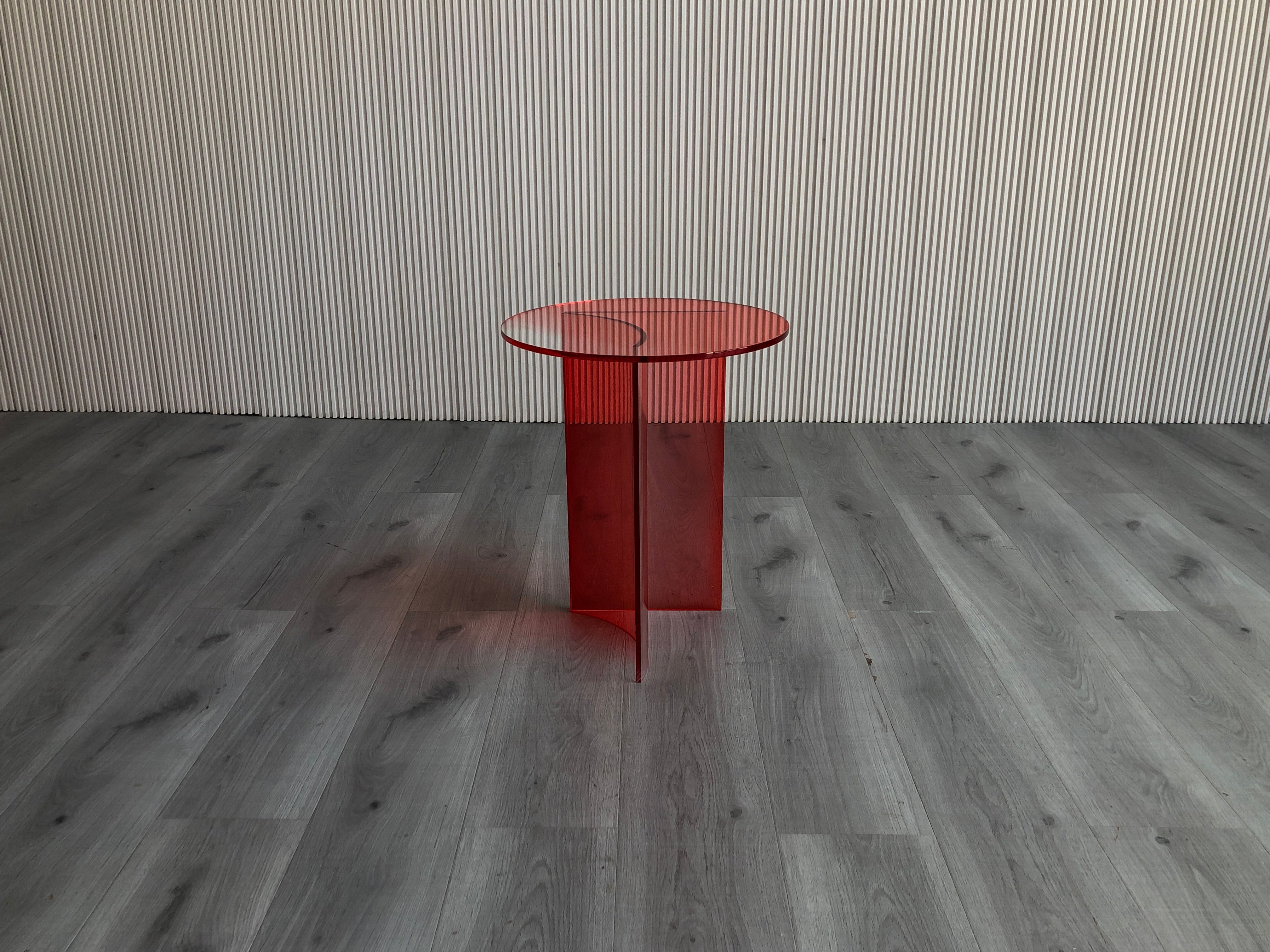 CJ-399 Gradient Acrylic Side Table