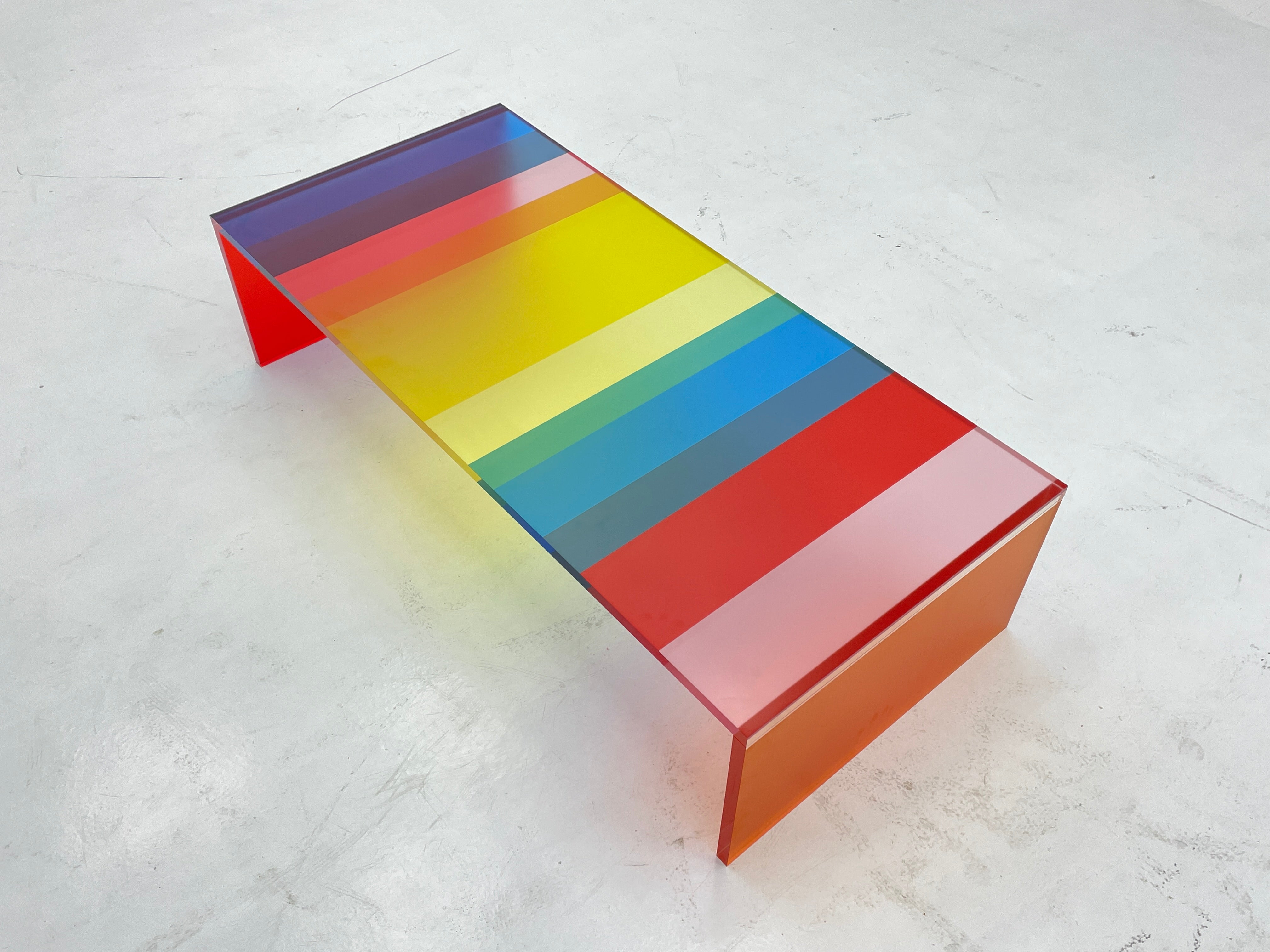 CJ-425 Rainbow Coffee Table