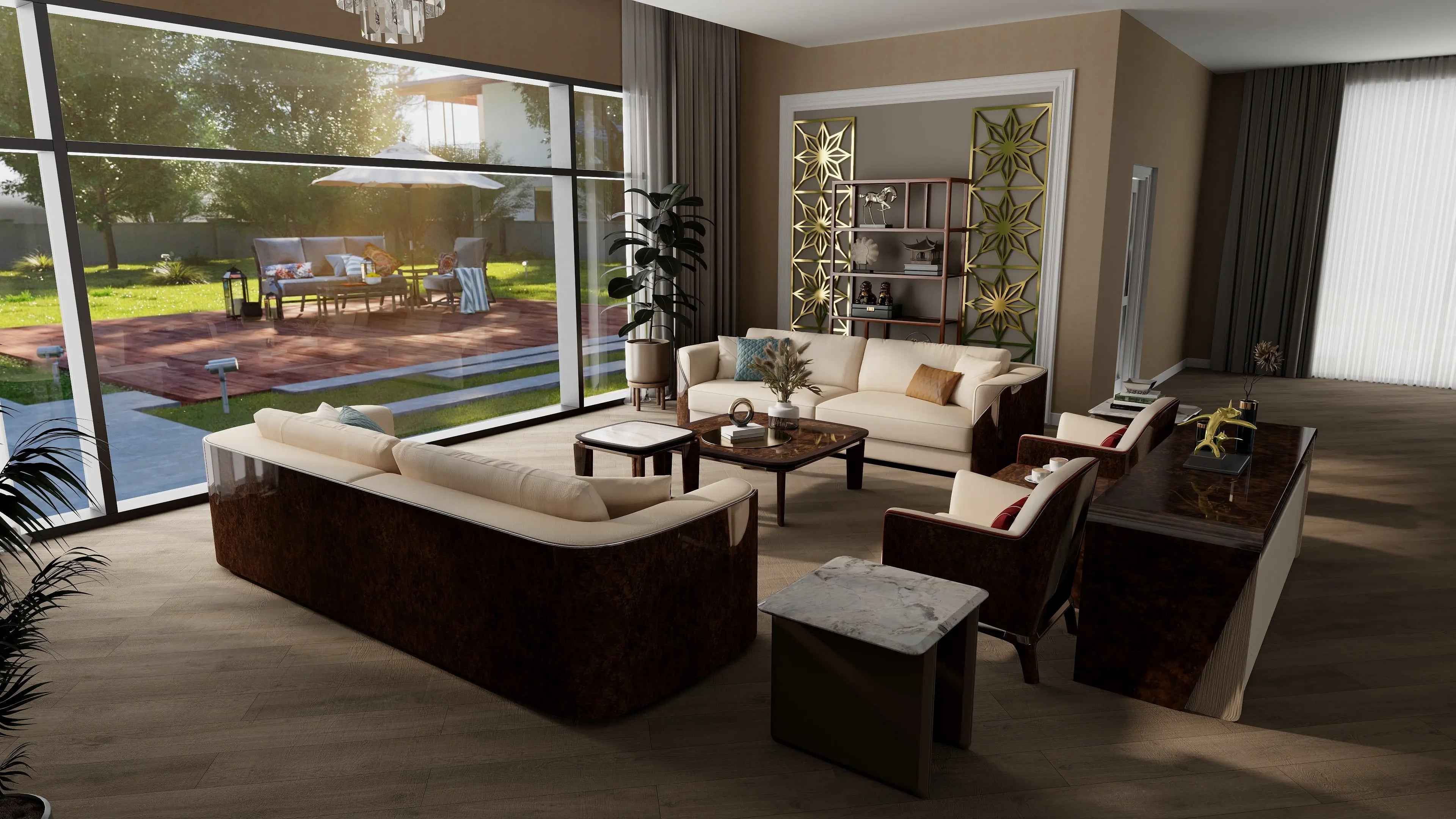 Classic light luxury style W003H6D Bentley style Tadley Coffee And Side Tables , Tea table Coner table