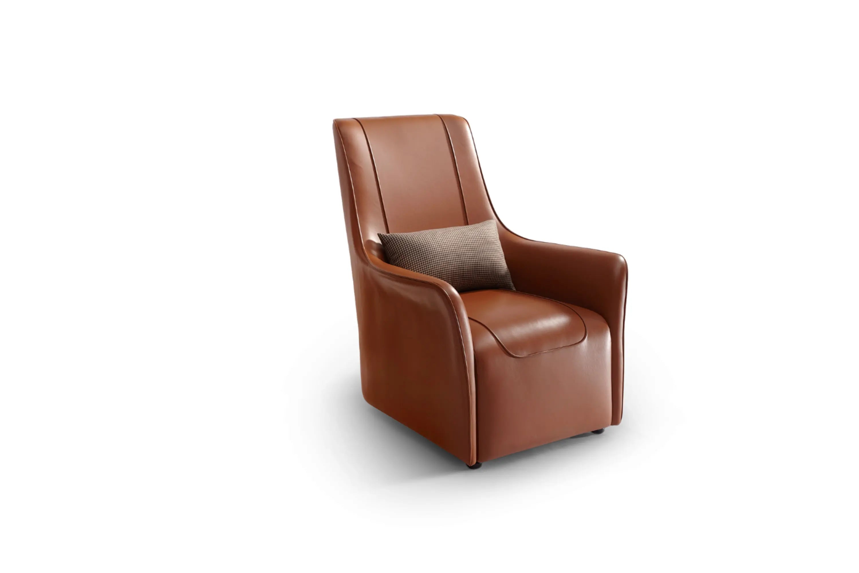 Classic luxury veneer natural flower willow leather lounge chair W001SF11B Bentley style MINSTER LOUNGE CHAIR  single chair W